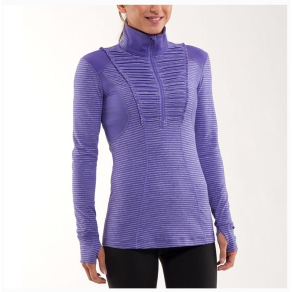 Lululemon Run: Your Heart Out Purple Pullover Size 8